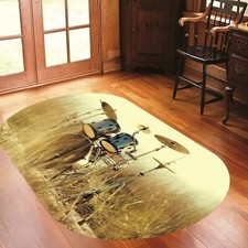 Drum Rug, Young Room Rug, Area Rug, Non Slip Floor, Decor Rug, For Living Room