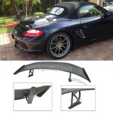 987 Boxster Gt4 Style Abs Rear Trunk Wing Spoiler For 04-12 Porsche Primer Black