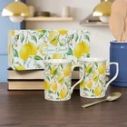 Set of 2 Lemon Grove Mugs Cup by Leonardo & Gift Box Spring Easter Gift