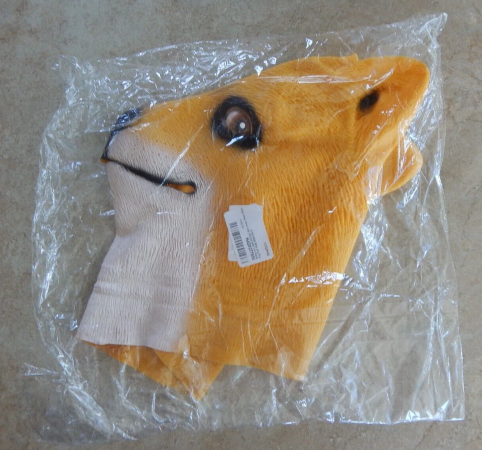 Nuevo Shiba Inu Látex Animal Máscara Halloween Divertido Lindo Espeluznante Disfraz Utilería Foto 2 de 4