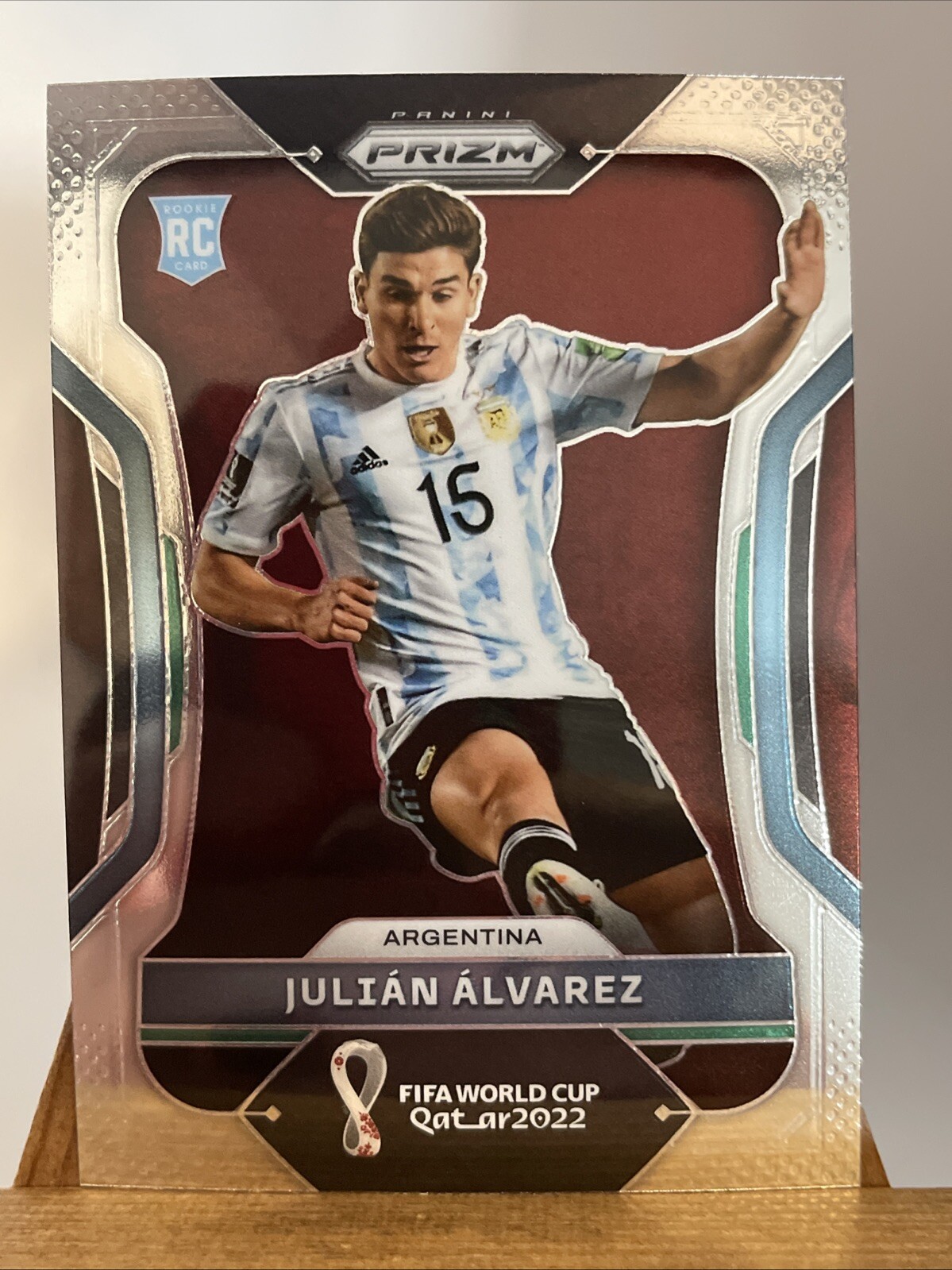 Julian Alvarez 2022 Panini Prizm World Cup Qatar # 4 Rookie Argentina