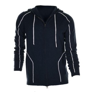 cashmere full zip hoodie