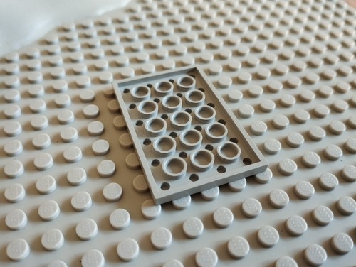 Lego Vintage Plates 4x4 4x6 4x8 4x10 4x12 Light grey blue black etc - Picture 23 of 60