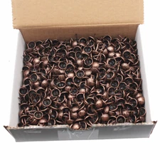 C.S. Osborne 1000 Pcs Overlap Old Copper Lacquer Rolled Nail #7002-OCLR Tacks
