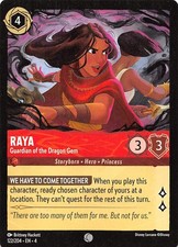 Raya Guardian of the Dragon Gem 122/204 Ursula's Return Disney Lorcana 017154
