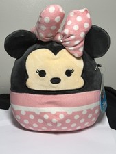 Authentic Disney Squishmallows Minnie Mouse 8" Plush - NWT