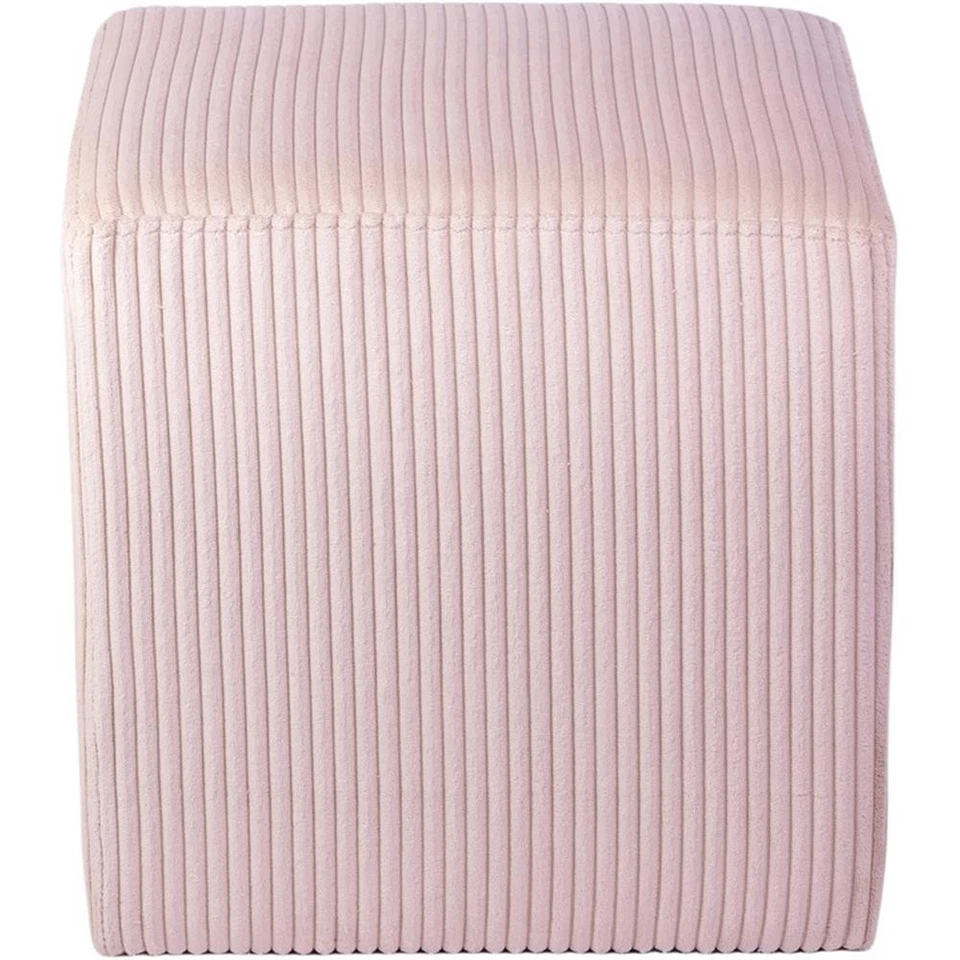 Meridian Furniture Roy Pink Ottoman/Stool - Image 4 of 4