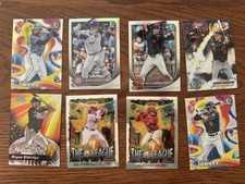 2025 Bowman Chrome Baseball Numbered, Insert, and RC Lot