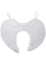 Brand New 23-Inch Non-Feathered Angel Greek Goddess Wings White 