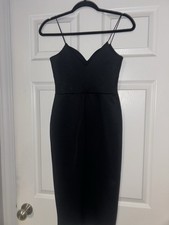 Black ASOS Cocktail Dress Women's