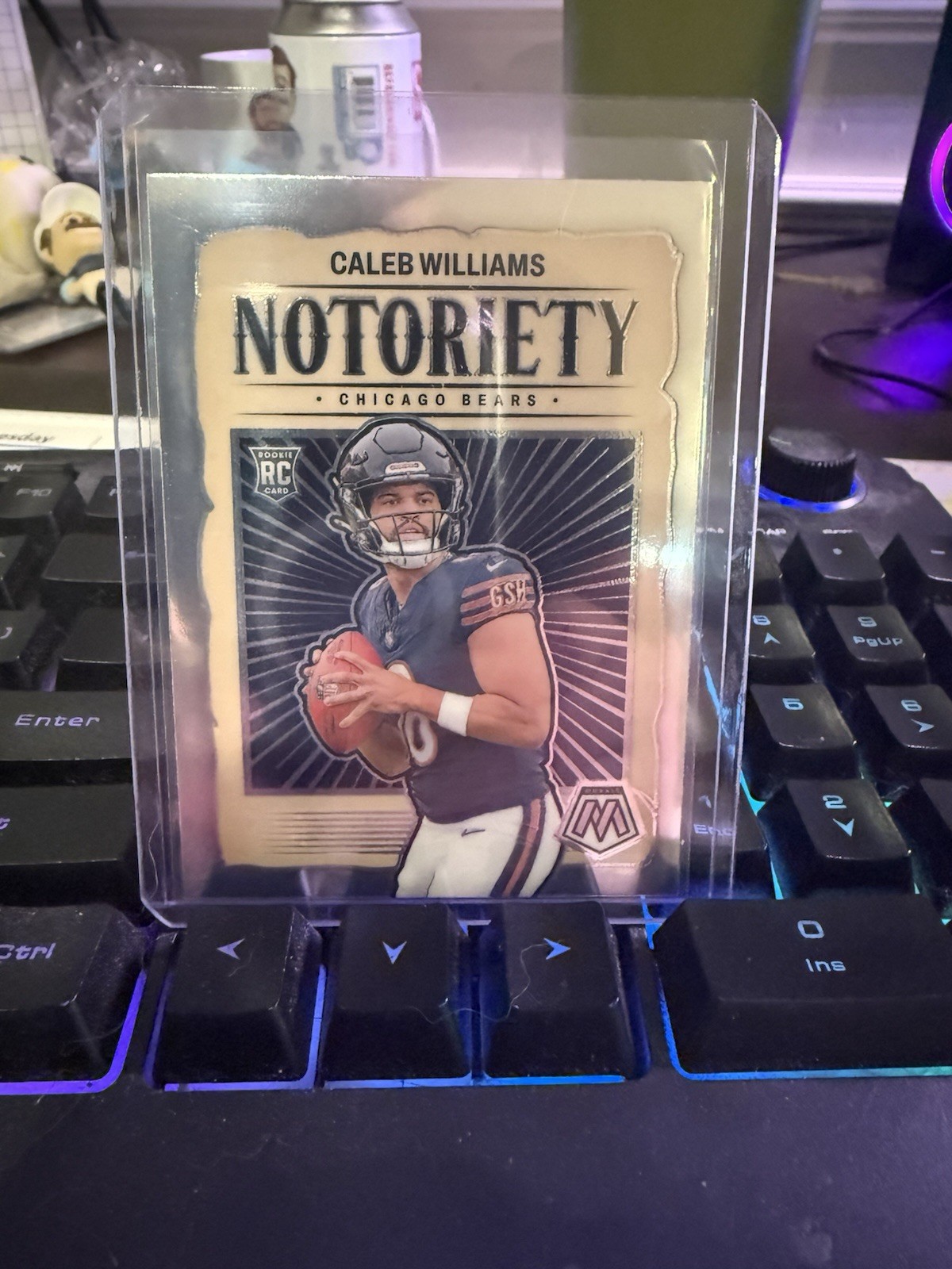 2024 Panini Mosaic Notoriety #18 Caleb Williams  RC Chicago Bears