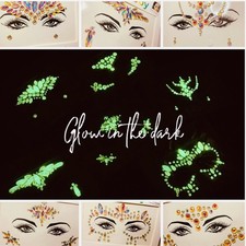 Bijou Face Sticker  Neon  Glow in the dark  Luminous