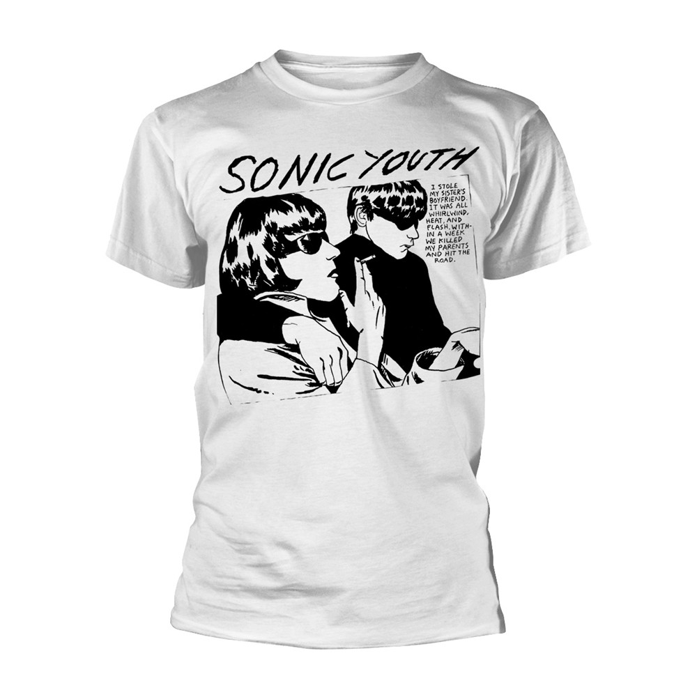 ОБЛОЖКА АЛЬБОМА SONIC YOUTH - GOO БЕЛАЯ БЕЛАЯ футболка XX-большого размера 5290₽