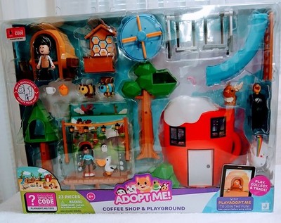 Adopt Me! Coffee Shop and Playground Playset /23 pieces
