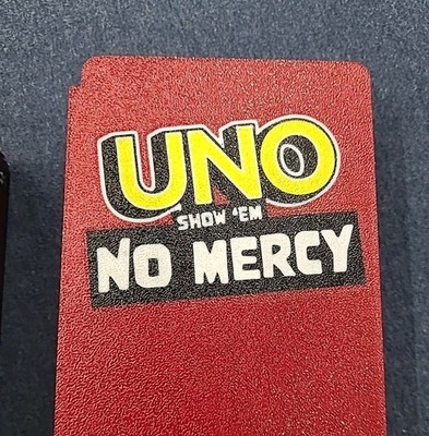 UNO NO MERCY Deck Card Box Holder - magnetic clasp, sturdy hinge - box only