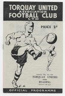1946/47 Division 3 South TORQUAY UNITED v. READING