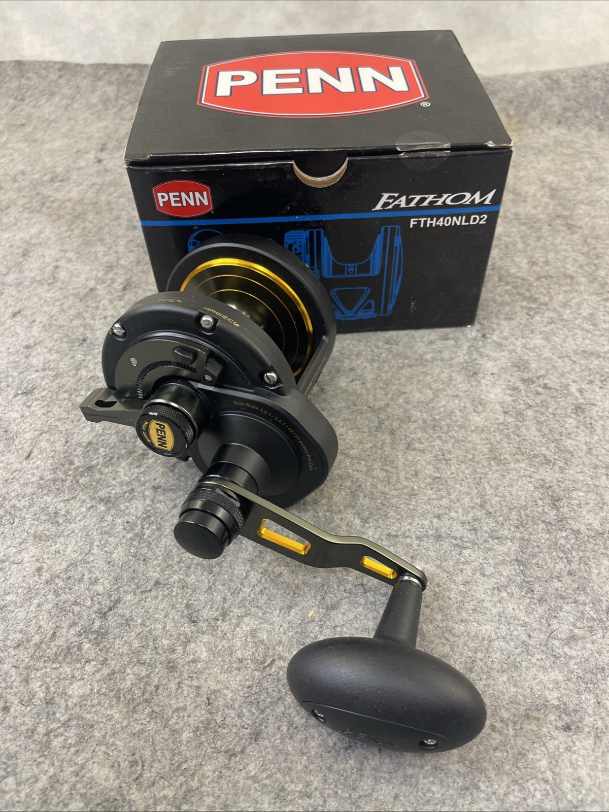 PENN Fathom FTH40NLD2 Lever Drag 2-Speed Conventional Reel
