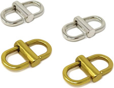 4PCS Metal Adjustable Buckles Chain Link Tiny Clips for Chain Strap Bag to Short