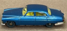 Vintage Jaguar MK 10 Vintage Diecast Toy Car Husky Models Plastic Base UK