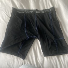 New XL men's black sport shorts sexy  poss gay int