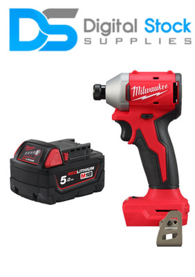 Milwaukee M18BLIDR-0 Brushless Schlagschrauber 18V 1/4'' Sechskant 5,0Ah Akku
