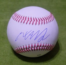 MAX ANDERSON Signed/Autographed BASEBALL BALL Detroit Tigers w/COA