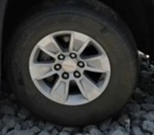 19-26 GMC Sierra 1500 17x8 Aluminum Wheel OEM LKQ