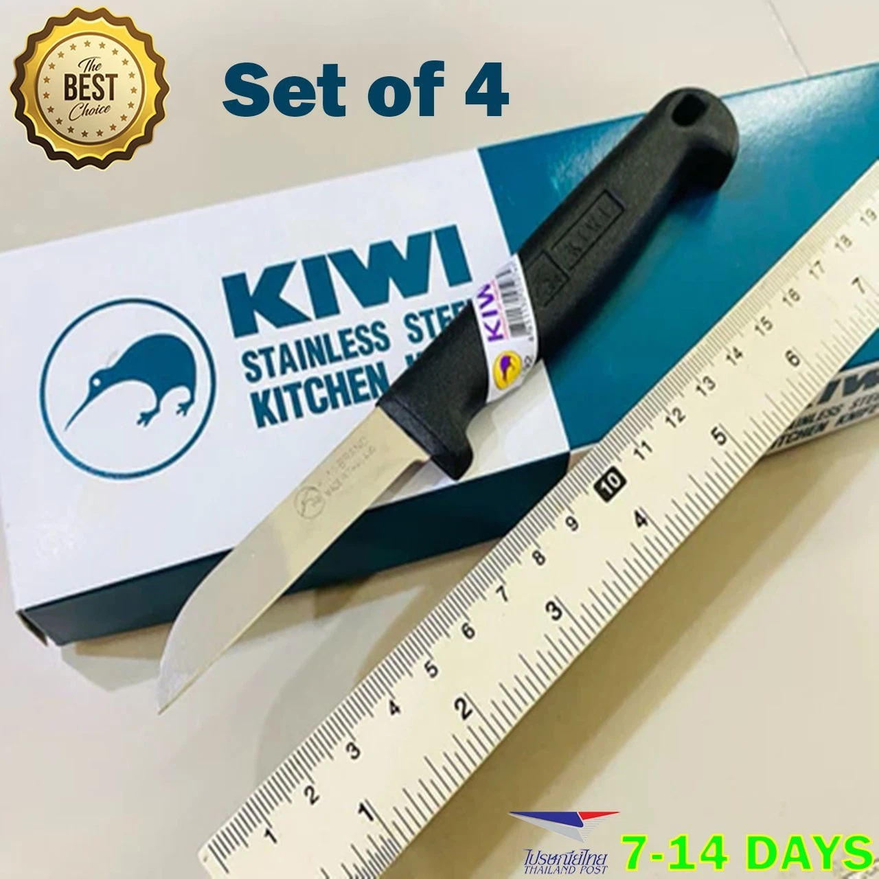 4x Stainless Steel Knives Home Kitchen 2.5" Blade Paring Knife Shallots Garlic F
Opens in a new wind