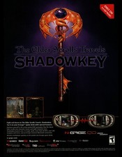 Elder Scrolls Travels Shadowkey Nokia N-Gage 2005 Vintage Magazine Ad Art Print image