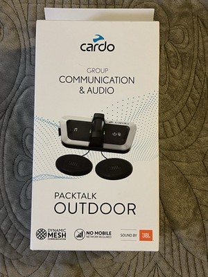 CARDO PACKTALK OUTDOOR Helmet Communication & Audio System Black*