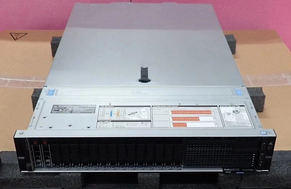 New Dell PowerEdge R740 Server 2x 10C Silver 4210R 256GB RAM 2x 600GB HDD 16-Bay - Image 3 of 4