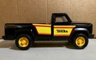Vtg 80s TONKA Pressed Steel Pickup Truck, Black & Yellow