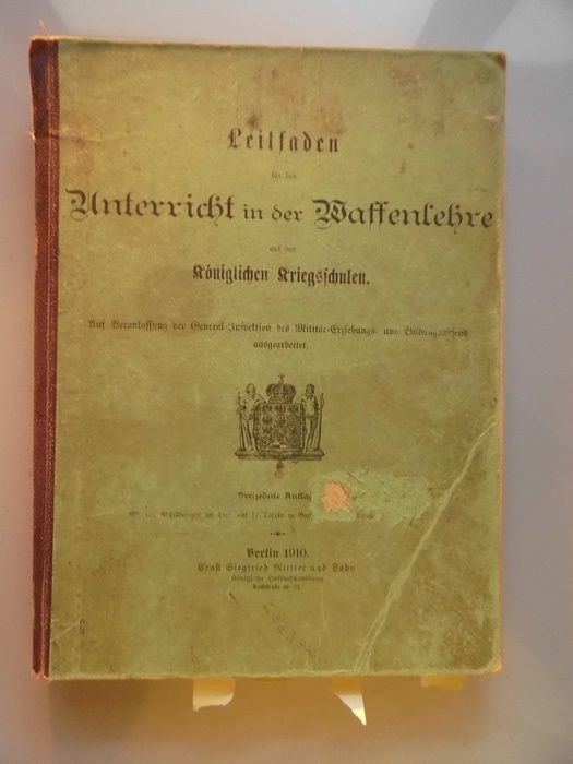 Leitfaden für den Unterricht in der Waffenlehre auf den Königlichen Kriegsschule