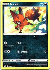 Nickit Champion's Path 046/073 Common Pokemon Near Mint Pokemon Card