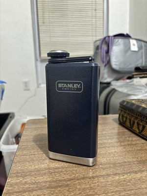 Stanley Adventure Stainless Steel Flask in the Hammertone Navy color