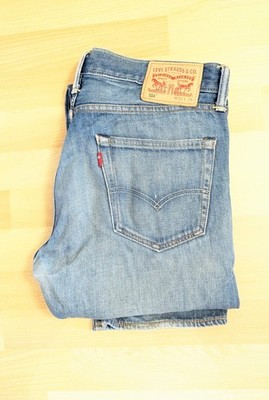 Levi's 504 Vintage Jeans Denim Hellblau Special Large W32 L36 Regular Straight