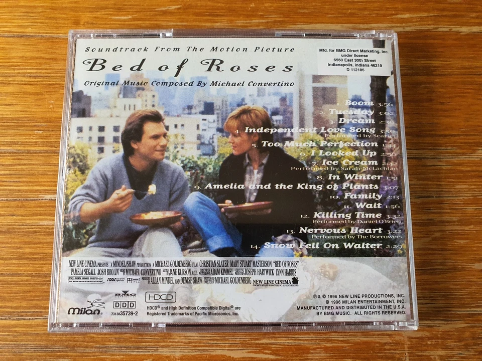 Bed Of Roses: Soundtrack From The Motion - 1996 CD Album - Image 3 of 4