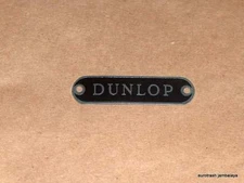 Dunlop Seat Badge Plate NEW Triumph BSA Norton Pre-Unit 500 650