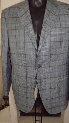ING.LORO FLAT FABRIC TAILORING STONE NAPLES JACKET 52 WOOL + SILK + LINEN 965.00