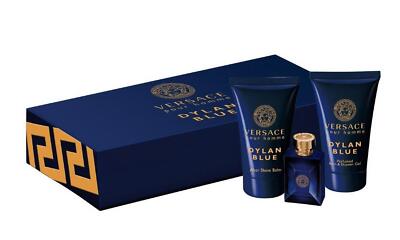 Versace Dylan Blue Pour Homme Cologne Gift Set for Men 3 Pieces
