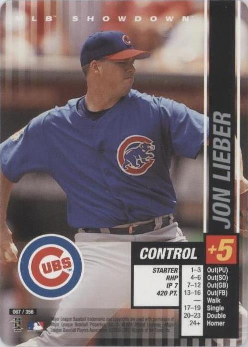 2002 MLB Showdown - Jon Lieber #067 - 1 of 1