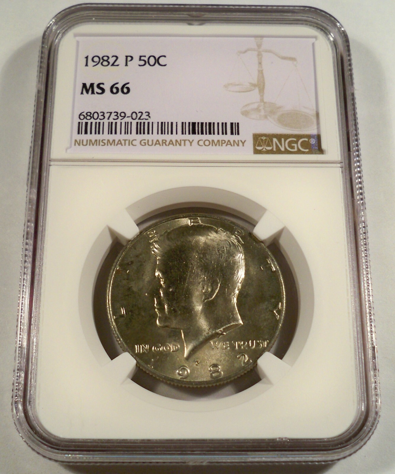 1982-P NGC MS66 KENNEDY HALF DOLLAR 50c MS 66 | eBay