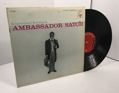 LOUIS ARMSTRONG AMBASSADOR SATCH Columbia CL 840 LP in VG all tested w/o skips 