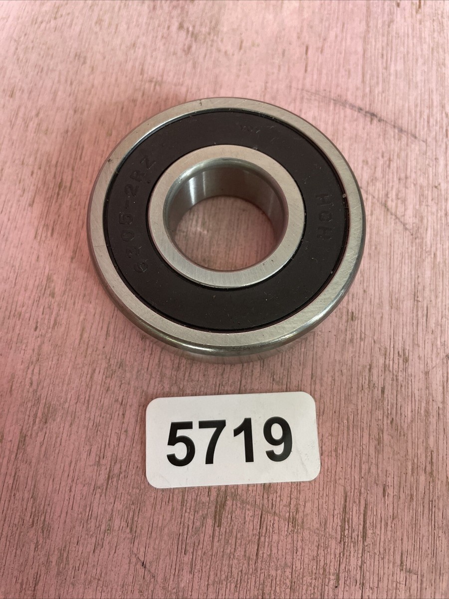 6305-RZ Radial Ball Bearing Sealed Bore Dia. 25mm OD 62mm Width