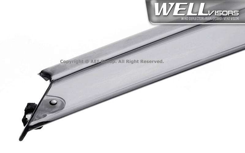 Viseras de ventana WELL para Cadillac CTS 2008-2013 sedán protectores de lluvia premium Foto 4 de 4