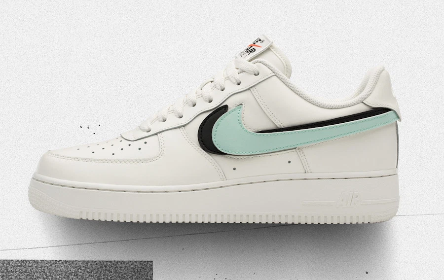 zoals dat werper Inwoner Nike MEN'S Air Force 1 '07 QS INTERCHANGEABLE SWOOSH PACK PASTEL SIZE 11  NEW | eBay