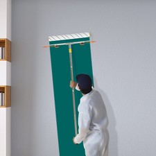 Large Paint Roller Adjustable Roller Frame Extension Poles 3 Roller Brushes Kit