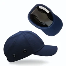 Lucent Path Blue Baseball Bump Cap - Safety Hard Hat Head Protection Cap