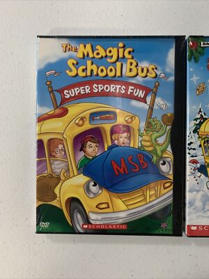 New Lot Of 2 Magic School Bus: Super Sports Fun + Holiday