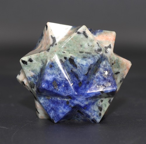 50MM Blue Sodalite Merkabah Chakra Balance Healing Crystal Gemstone Energy Star - Picture 3 of 10
